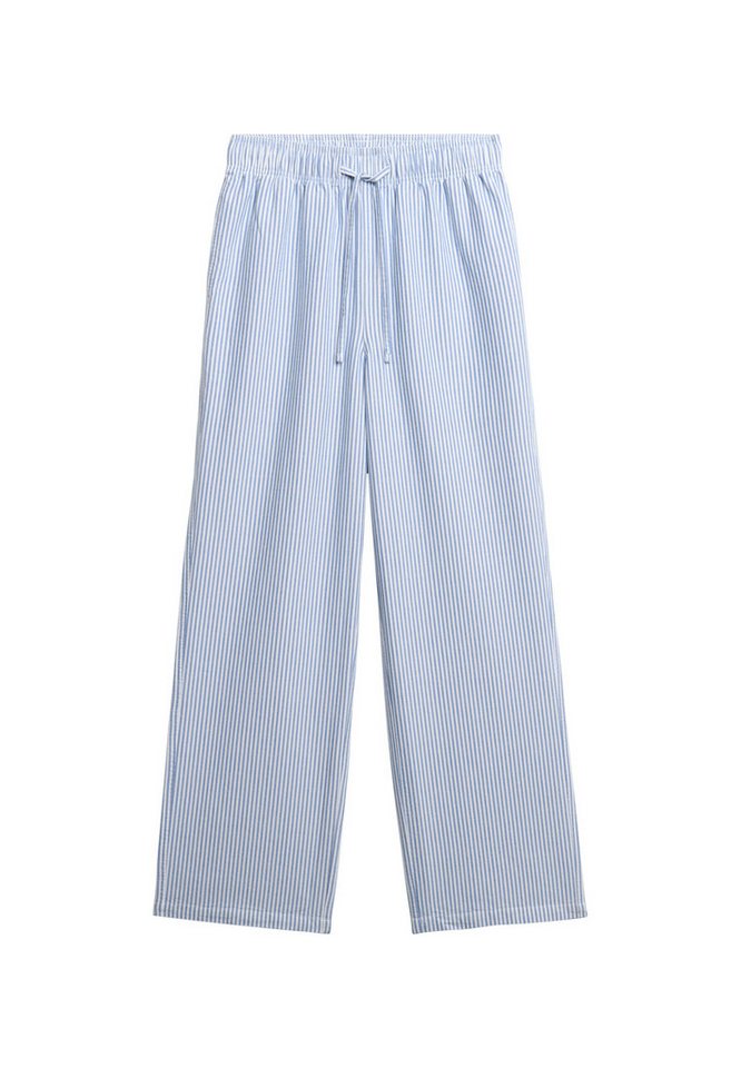 Superdry Cargohose COTTON STRIPE ELASTIC TROUSER aus Baumwolle und Jersey, Relaxed Fit, gestreifte Optik – Bild 4 von 5