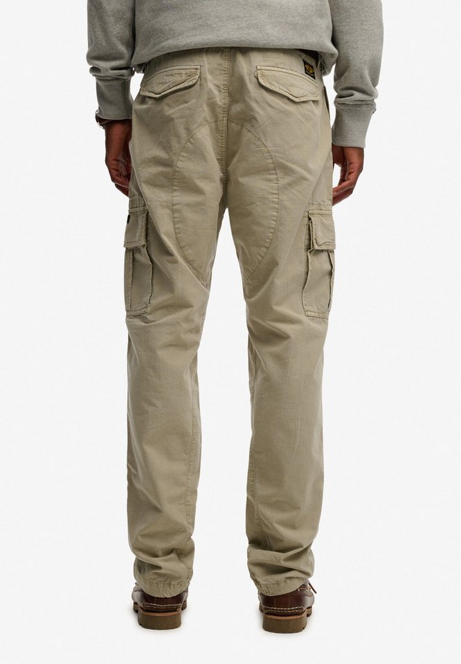 Superdry Cargohose RIPSTOP LIGHT CARGO PANT Regular Fit, knöchellange Schnittform, mit Reißverschluss – Bild 2 von 5