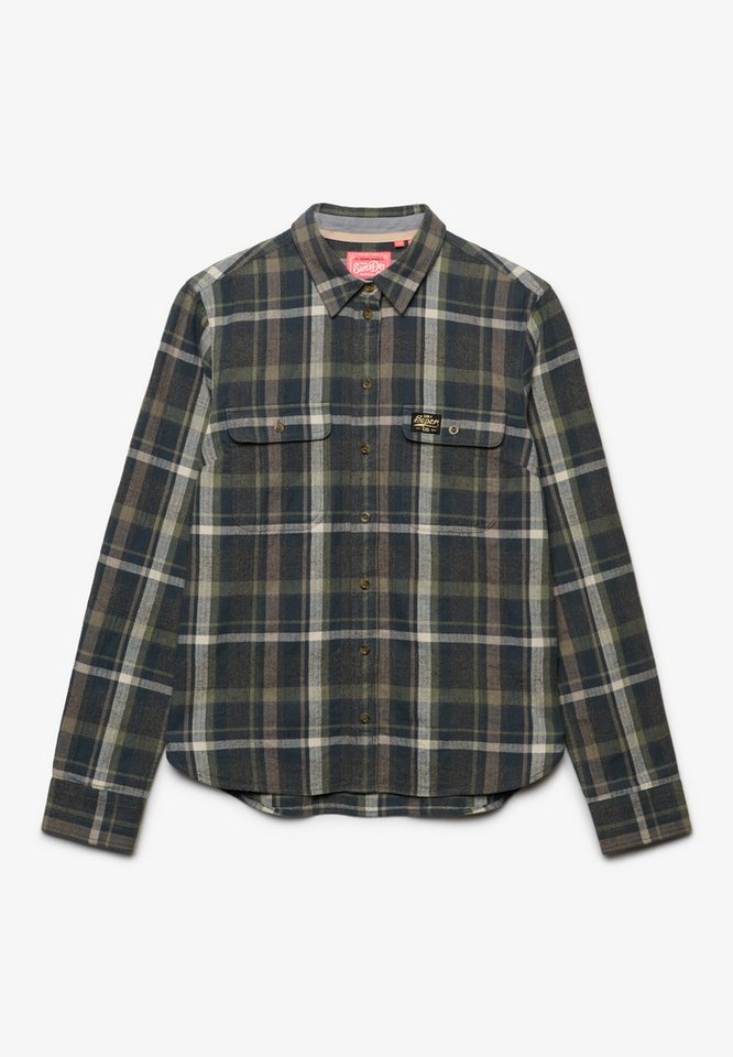 Superdry Karobluse LUMBERJACK CHECK FLANNEL SHIRT Baumwolle, regular fit – Bild 5 von 5