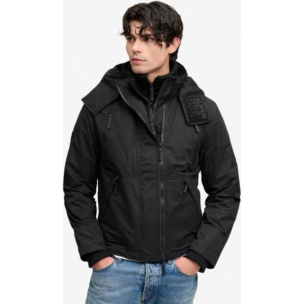 Superdry Outdoorjacke HOODED MF ARCTIC WINDCHEATER Kunstfaser, loose fit