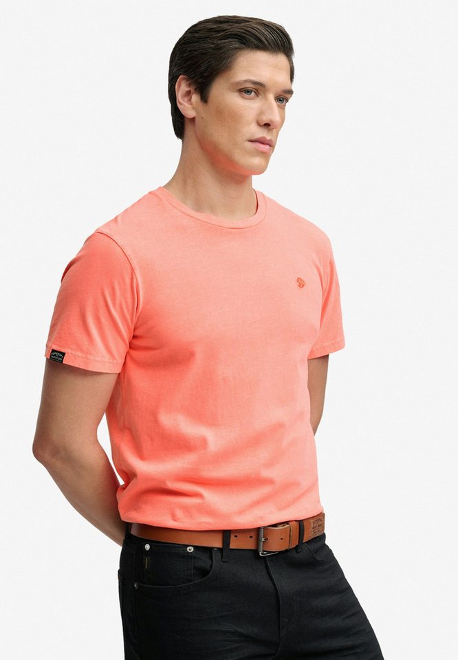 Superdry Rundhalsshirt CLASSIC ESSENTIAL NEON TEE Relaxed Fit, aus Baumwolle und Single Jersey, Kurzarm – Bild 2 von 5