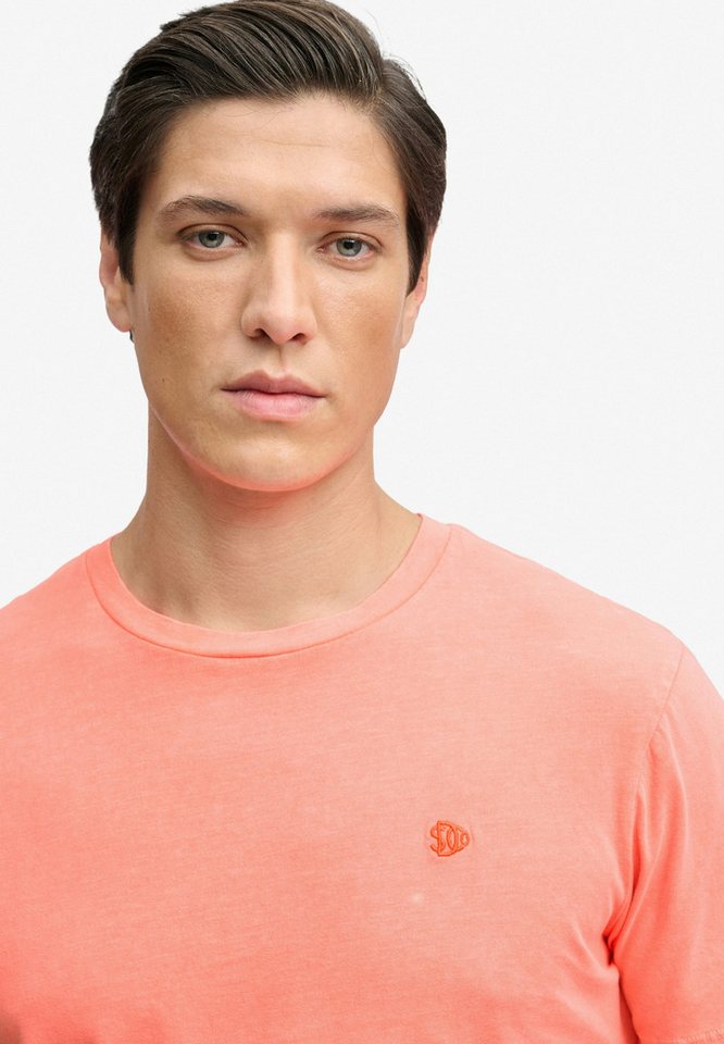 Superdry Rundhalsshirt CLASSIC ESSENTIAL NEON TEE Relaxed Fit, aus Baumwolle und Single Jersey, Kurzarm – Bild 4 von 5