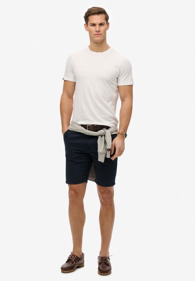 Superdry Rundhalsshirt CLASSIC ESSENTIAL TEE Relaxed Fit, aus Baumwolle und Single Jersey, mit Rundhalsausschnitt – Bild 4 von 4