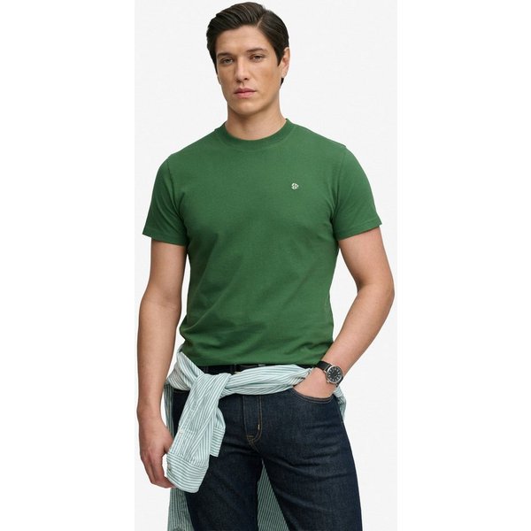 Superdry Rundhalsshirt ESSENTIAL SDCO LOGO EMB TEE Baumwolle, regular fit
