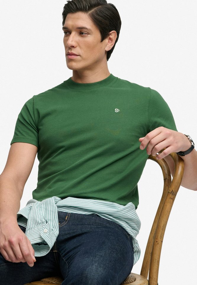 Superdry Rundhalsshirt ESSENTIAL SDCO LOGO EMB TEE Baumwolle, regular fit – Bild 2 von 5