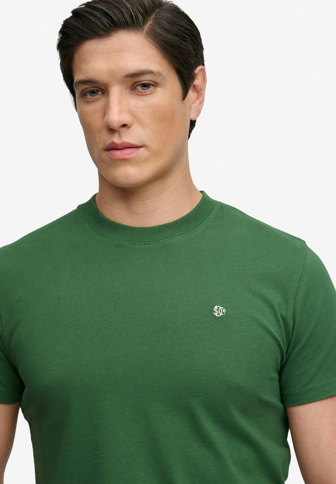 Superdry Rundhalsshirt ESSENTIAL SDCO LOGO EMB TEE Baumwolle, regular fit – Bild 4 von 5