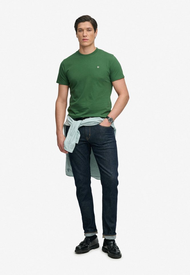 Superdry Rundhalsshirt ESSENTIAL SDCO LOGO EMB TEE Baumwolle, regular fit – Bild 5 von 5