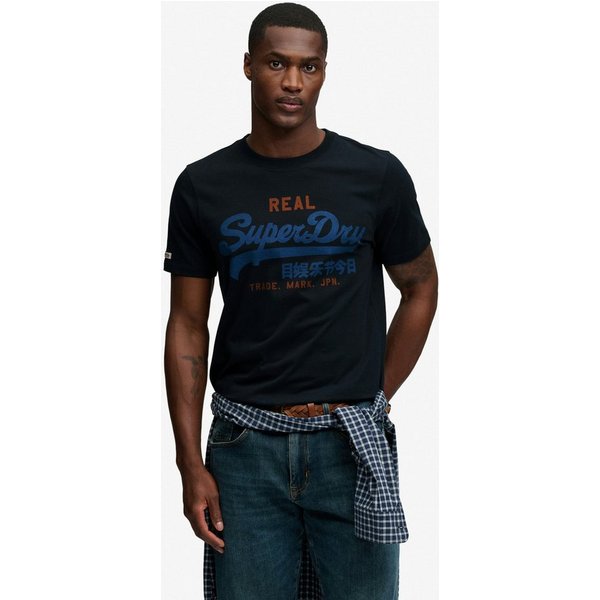 Superdry Rundhalsshirt VL CLASSIC TEE mit klassischem Vintage-Logo Print