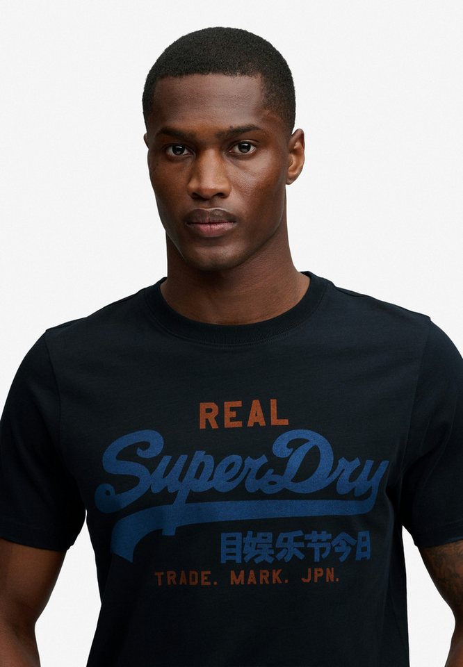 Superdry Rundhalsshirt VL CLASSIC TEE mit klassischem Vintage-Logo Print – Bild 4 von 5