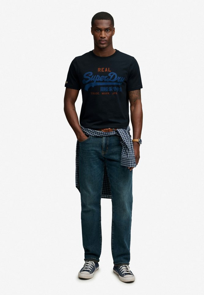 Superdry Rundhalsshirt VL CLASSIC TEE mit klassischem Vintage-Logo Print – Bild 5 von 5