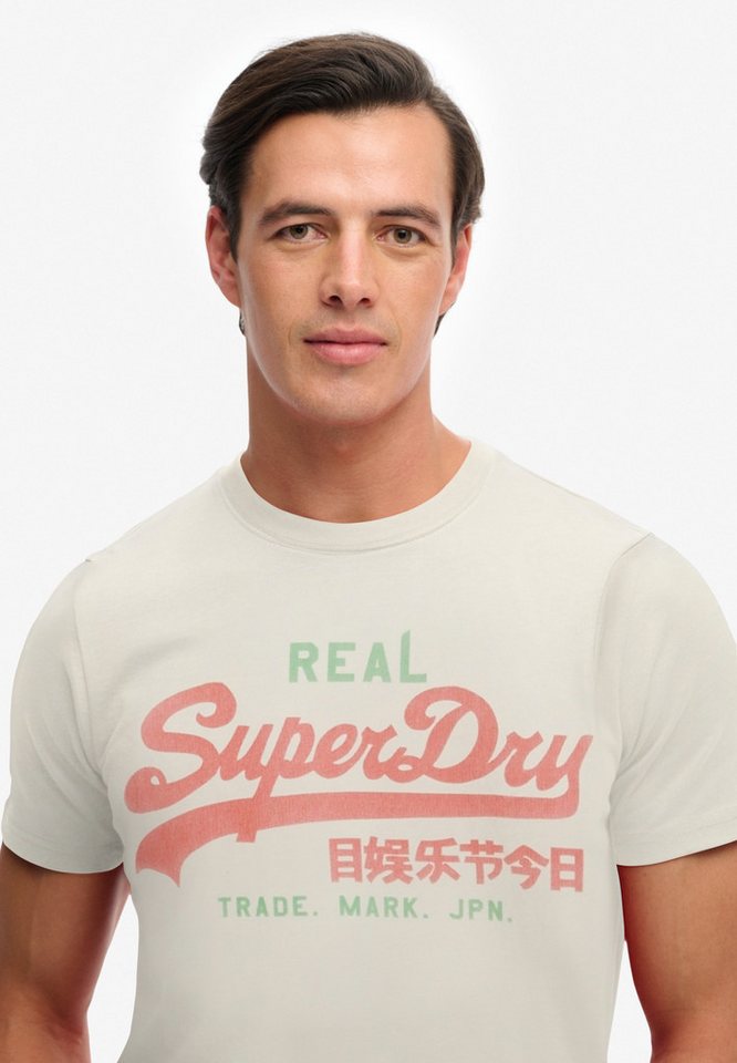 Superdry Rundhalsshirt VL CLASSIC TEE mit klassischem Vintage-Logo Print – Bild 5 von 5