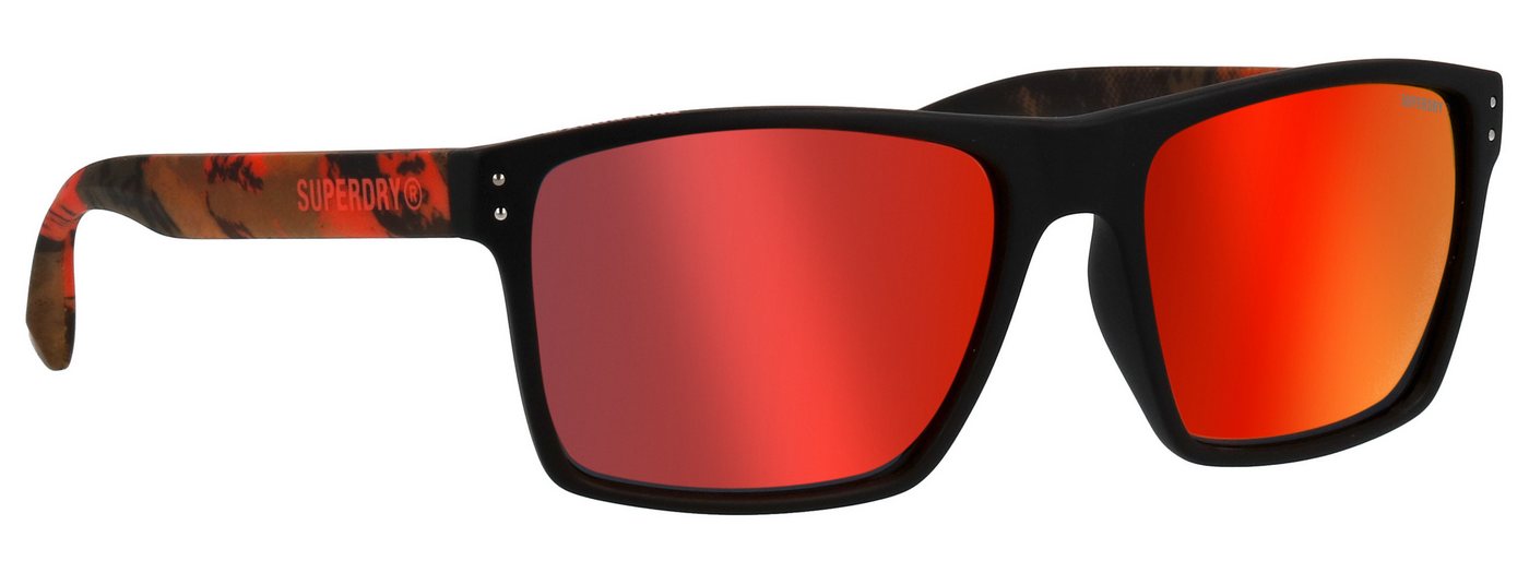 Superdry Sonnenbrille Modell 996054 Form Karree/Eckig, Logoschriftzug auf Bügel, Injectionfassung – Bild 3 von 5