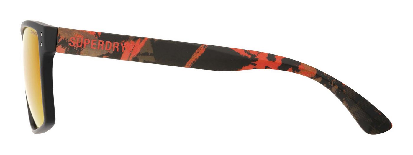 Superdry Sonnenbrille Modell 996054 Form Karree/Eckig, Logoschriftzug auf Bügel, Injectionfassung – Bild 4 von 5