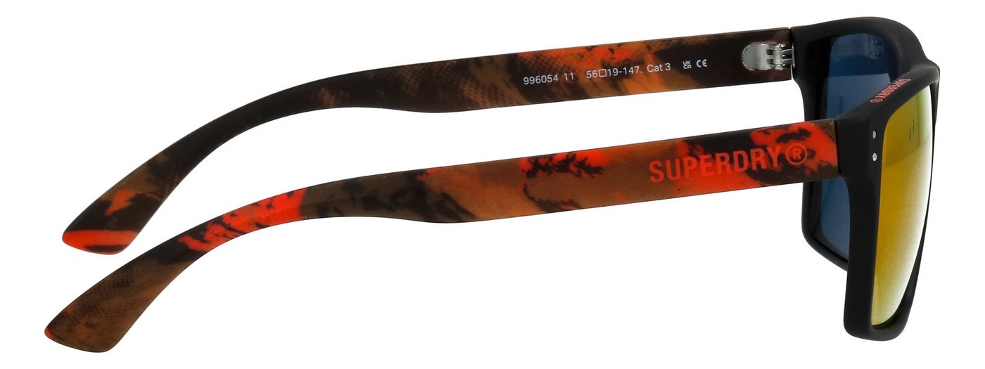 Superdry Sonnenbrille Modell 996054 Form Karree/Eckig, Logoschriftzug auf Bügel, Injectionfassung – Bild 5 von 5