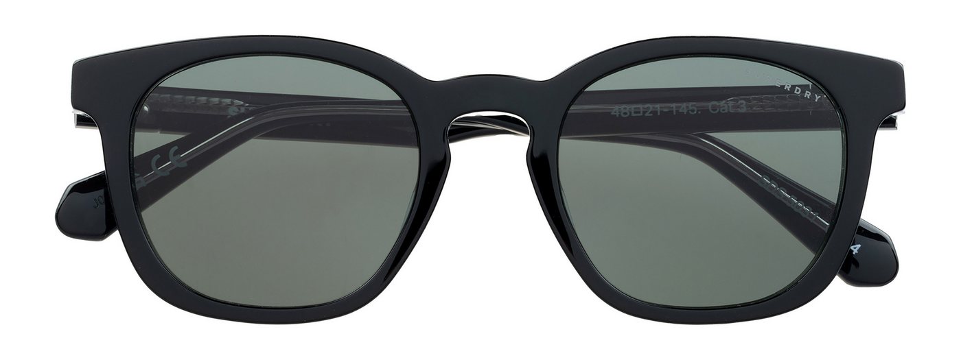 Superdry Sonnenbrille Modell 996091 Form Rund, Logoschriftzug auf Bügel, Kunststofffassung – Bild 2 von 3