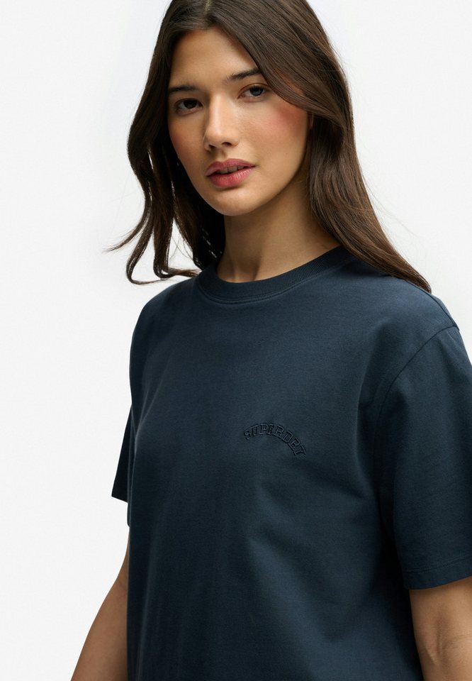 Superdry T-Shirt ESSENTIAL LOGO LOOSE TEE mit Rundhalsausschnitt, ohne Verschluss, Relaxed Fit, Kurzarm – Bild 3 von 5