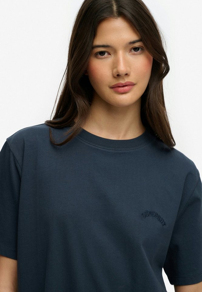 Superdry T-Shirt ESSENTIAL LOGO LOOSE TEE mit Rundhalsausschnitt, ohne Verschluss, Relaxed Fit, Kurzarm – Bild 4 von 5