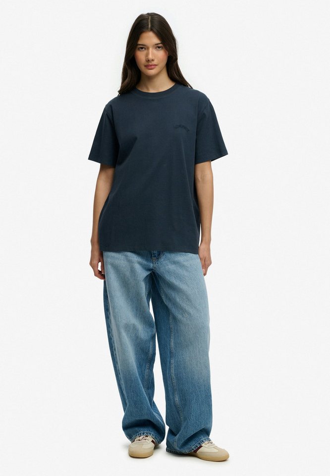 Superdry T-Shirt ESSENTIAL LOGO LOOSE TEE mit Rundhalsausschnitt, ohne Verschluss, Relaxed Fit, Kurzarm – Bild 5 von 5
