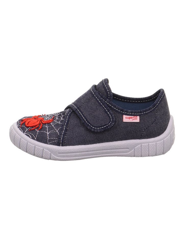 Superfit BILL, WMS: mittel Hausschuh Klettschuh mit coolem Motiv, Größenschablone zum Download – Bild 4 von 5