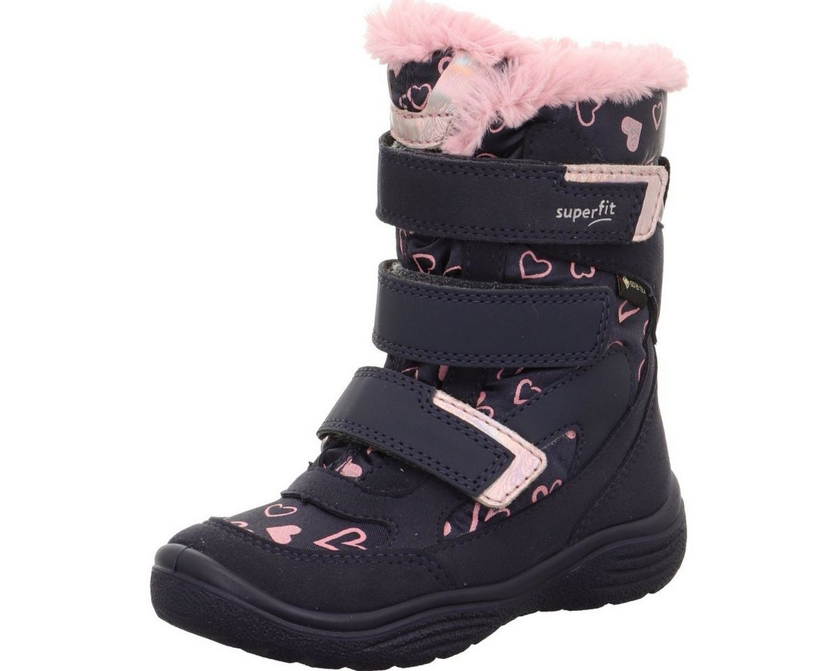 Superfit Crystal Winterstiefel Wasserdichte, warme Mädchenstiefel mit Klettverschluss und recycelten – Bild 3 von 5