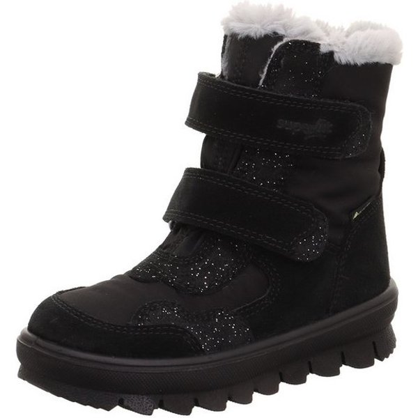 Superfit FLAVIA, WMS: mittel Winterboots Klettboots mit Glitzerdetails, Größenschablone zum Download