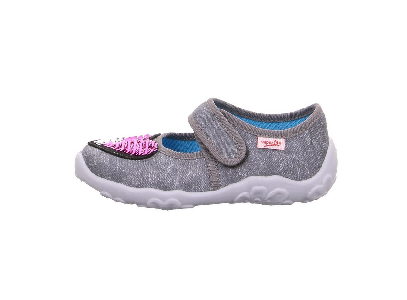 Superfit Superfit Mädchen Hausschuh Glitzerherz Hausschuh – Bild 2 von 4