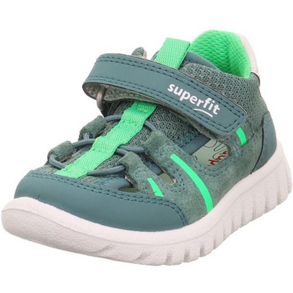 Superfit SPORT7 MINI WMS: mittel Sneaker Klettschuh, mit herausnehmbarer Einlage, Größenschablone zum Download
