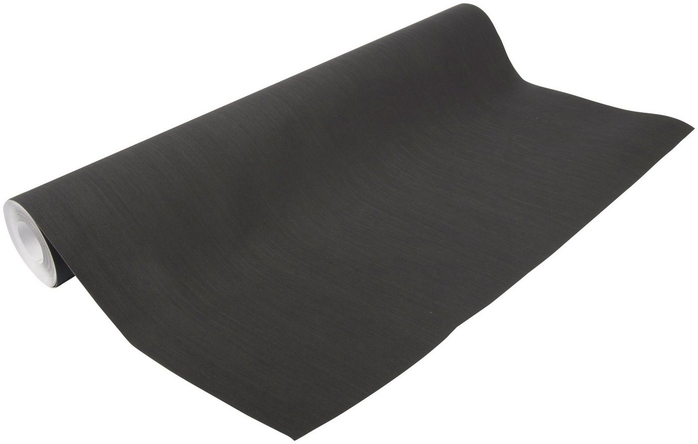 Superfresco Easy Vliestapete Leinen, Leinenoptik, (1 St), Schwarz - 10m x 52 cm – Bild 3 von 4