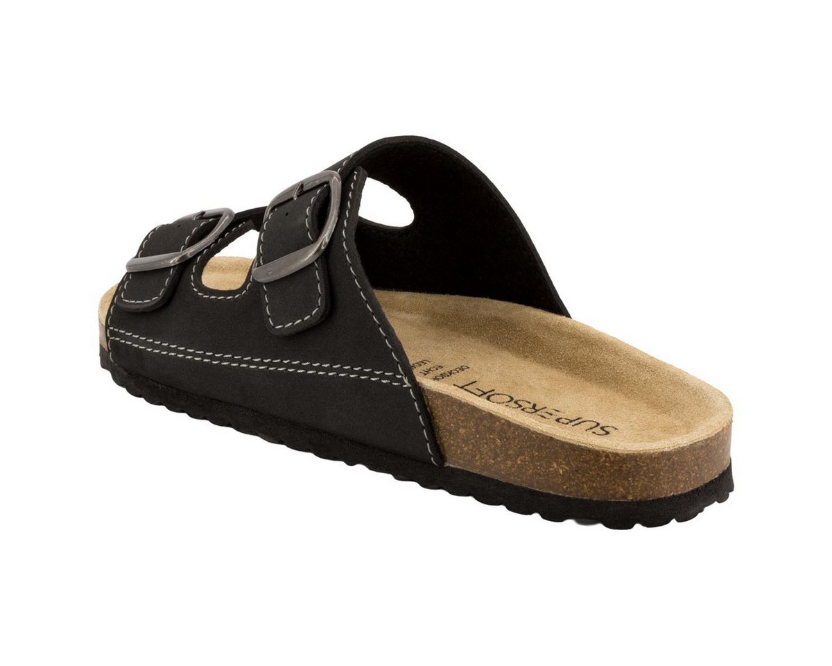 SUPERSOFT Classic Pantolette Pantoletten - Anatomisches Korkfußbett für besten Komfort – Bild 3 von 4