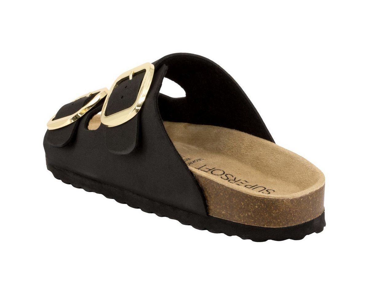 SUPERSOFT Classic Pantolette Pantoletten - Anatomisches Korkfußbett für besten Komfort – Bild 3 von 4