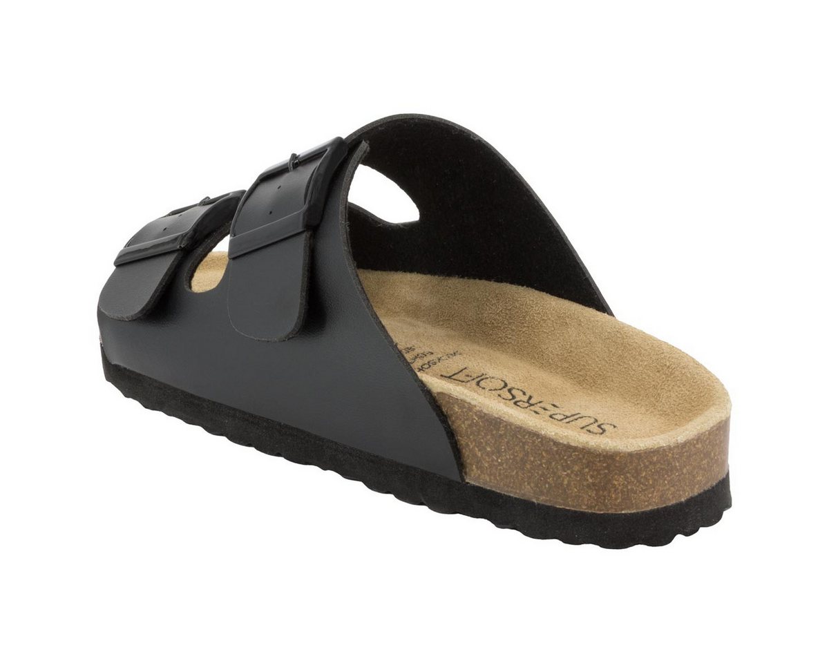 SUPERSOFT Classic Pantolette Pantoletten - Anatomisches Korkfußbett für besten Komfort – Bild 3 von 4