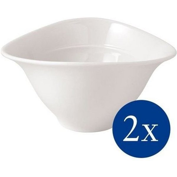 Villeroy & Boch Suppenschale Villeroy & Boch Suppenschalen-Set VAPIANO BHT 16x12,50x18 cm weiß