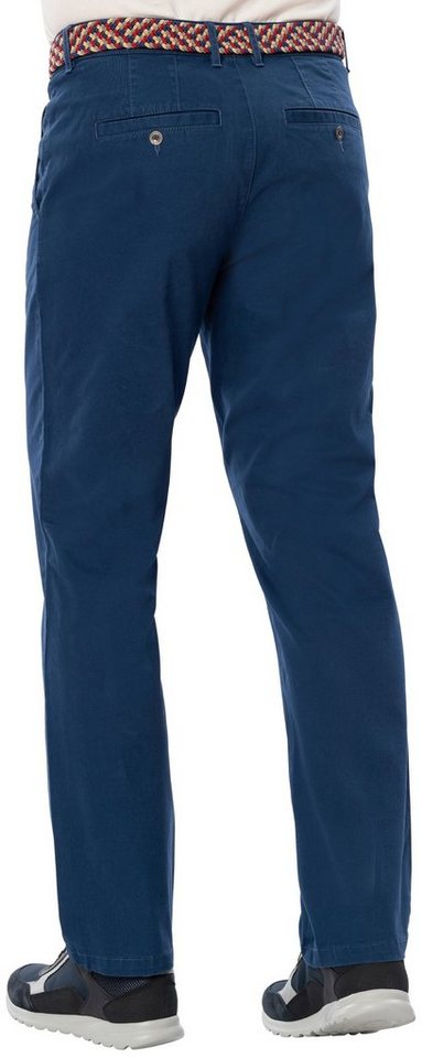 Suprax Chinos in Regular-fit-Passform, im Chino-Stil und mit mehrfarbigem Flechtgürtel – Bild 2 von 3