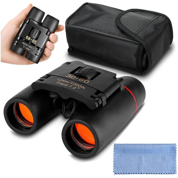 SURFOU 30x60 Zoom Fernglas – Klappbar, HD-Qualität Outdoor, Reisen Jagd Fernglas