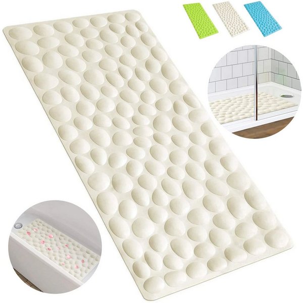 SURFOU Badematte Badewannenmatte rutschfest, Antirutschmatte für Badewanne, Badematte, Maschinenwaschbar, Naturkautschuk, Rechteck 40*80cm, Duschmatte rutschfes