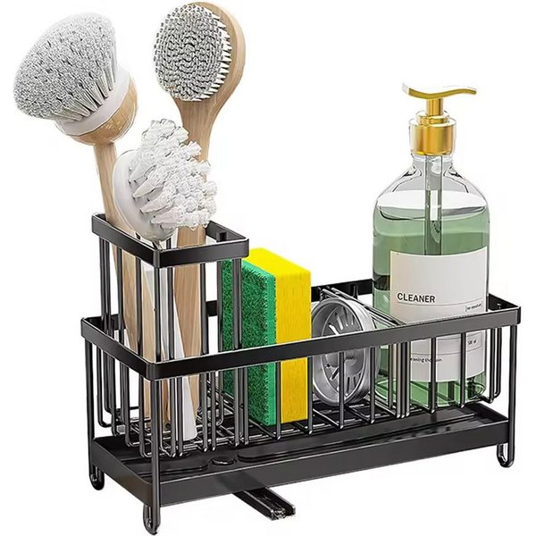 SURFOU Küchenorganizer-Set Spülbecken Organizer Küchen Organizer Spüle Organizer Schwammhalter, (Sink Caddy Kitchen Organizer, Schwammhalter Spülorganizer, Spül