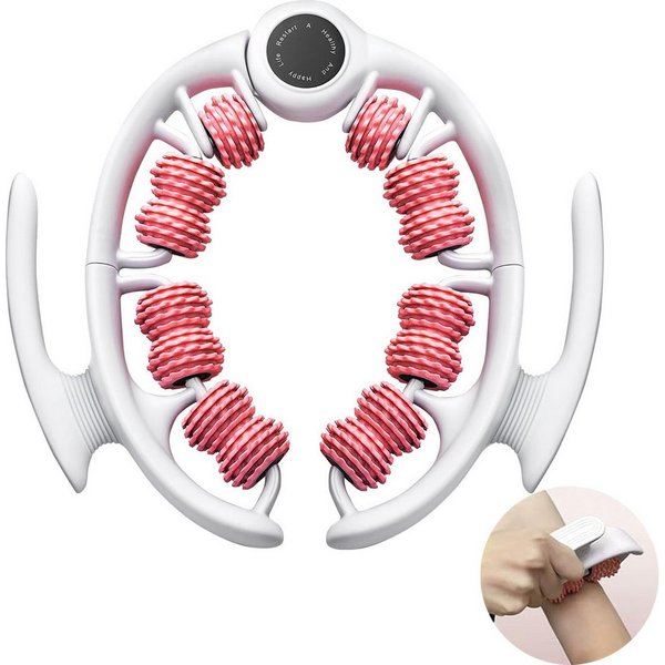 SURFOU Massagegerät Cellulite Massagegerät Linderung von Muskelbeschwerden und Schmerzen, 360° Abdeckung Massageroller für Beine, Oberschenkel, Gesäß, Armen