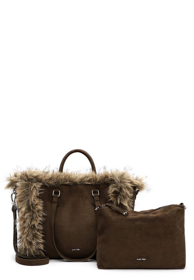 SURI FREY Shopper SFY Chessy Suede, Logo Patch – Bild 5 von 5