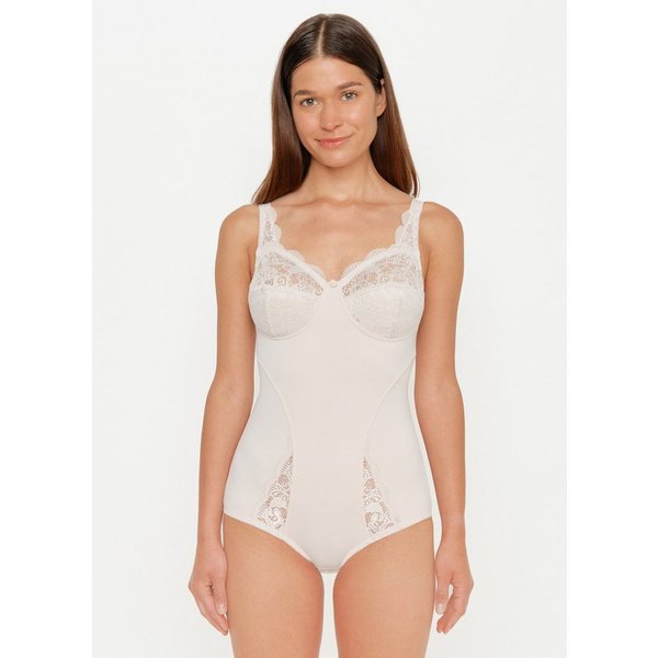 Susa Body Latina stark formend, Glitzer-Effekt, Spitze, ohne Bügel