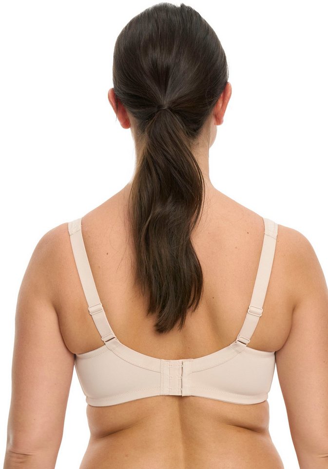 Susa Bügelloser BH Classic Spitze, genähte Cups, Jacquard-Muster, elastisch, Komfortträger – Bild 3 von 5