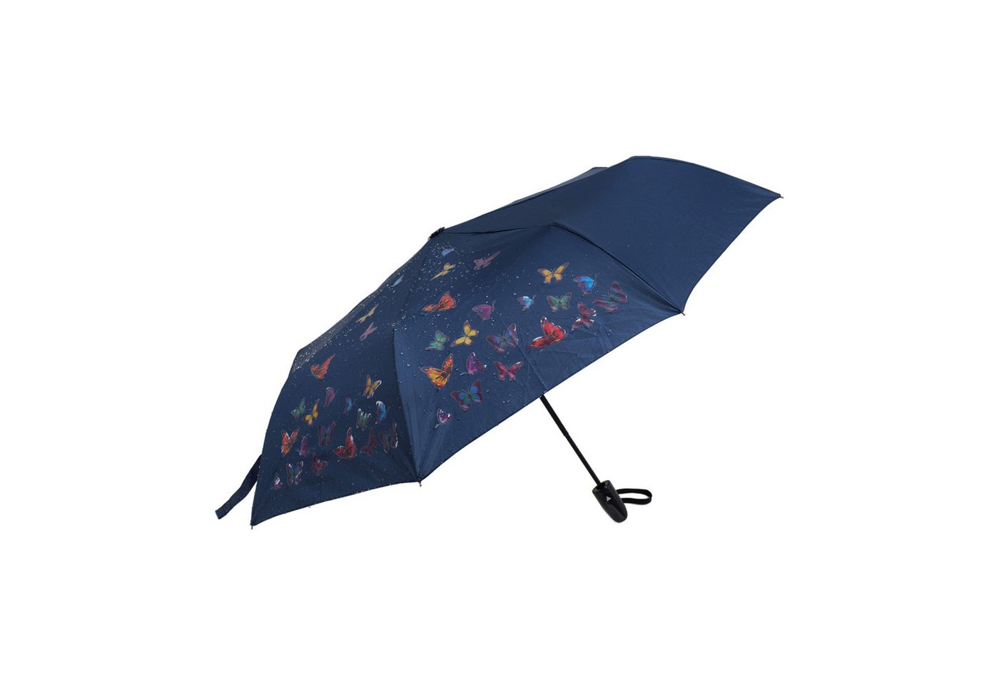 Susino Taschenregenschirm mit farbwechselnde Schmetterlingsmotive ø100cm – Bild 2 von 5
