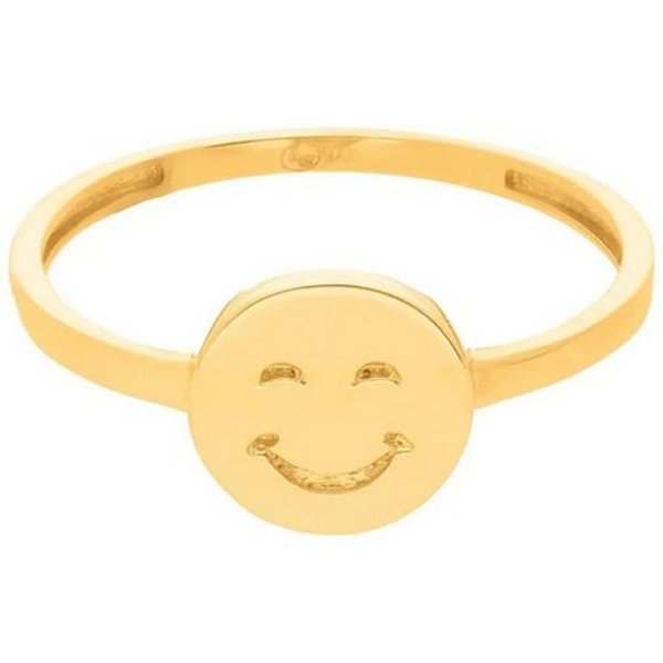 Suzan Gold Goldring 375 Gold Smiley