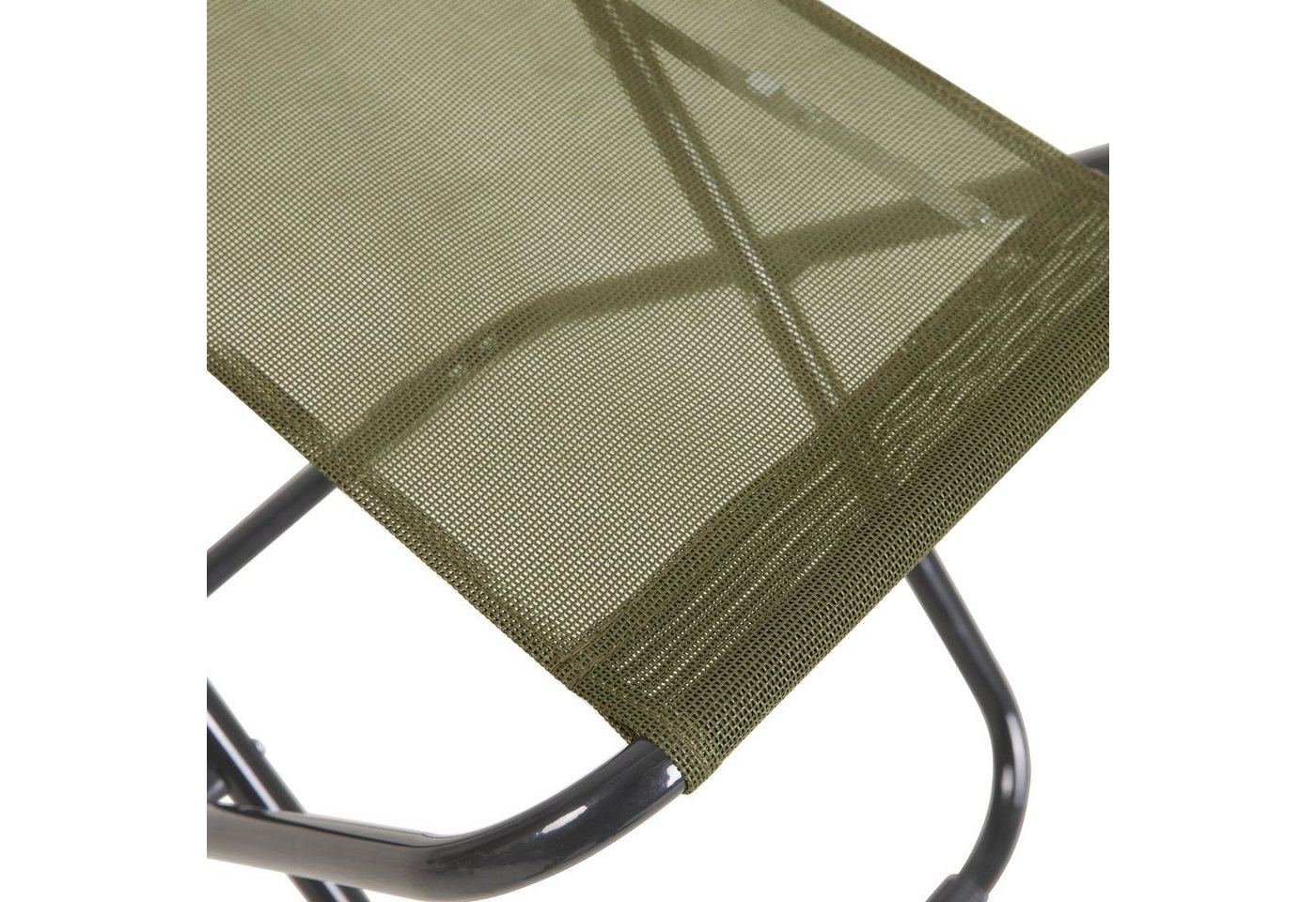 SVITA Gartenstuhl TOMRA, 2er Set, mit Kopfkissen, Armlehnen, Fußhocker, Grün/Dunkelgrau – Bild 5 von 5