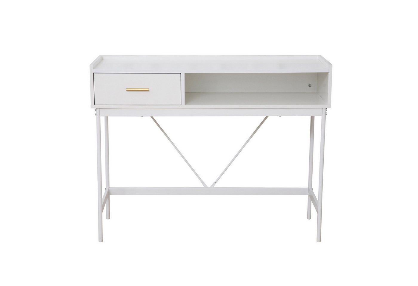 SVITA Konsolentisch VALEO, Standregal mit Schublade, Flurtisch, 110 x 35 x 85 cm – Bild 2 von 5