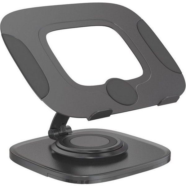 SVITA Laptoptisch IKSAN, Drehbar, Neigbar, Höhenverstellbar, Aluminium, Schwarz
