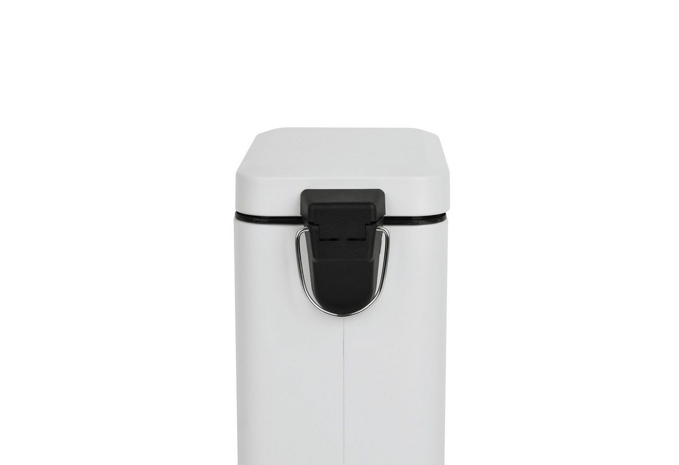 SVITA Mülleimer STM10, Treteimer, Softclose-Funktion, 18L, Pulverbeschichteter Stahl, Weiß – Bild 5 von 5