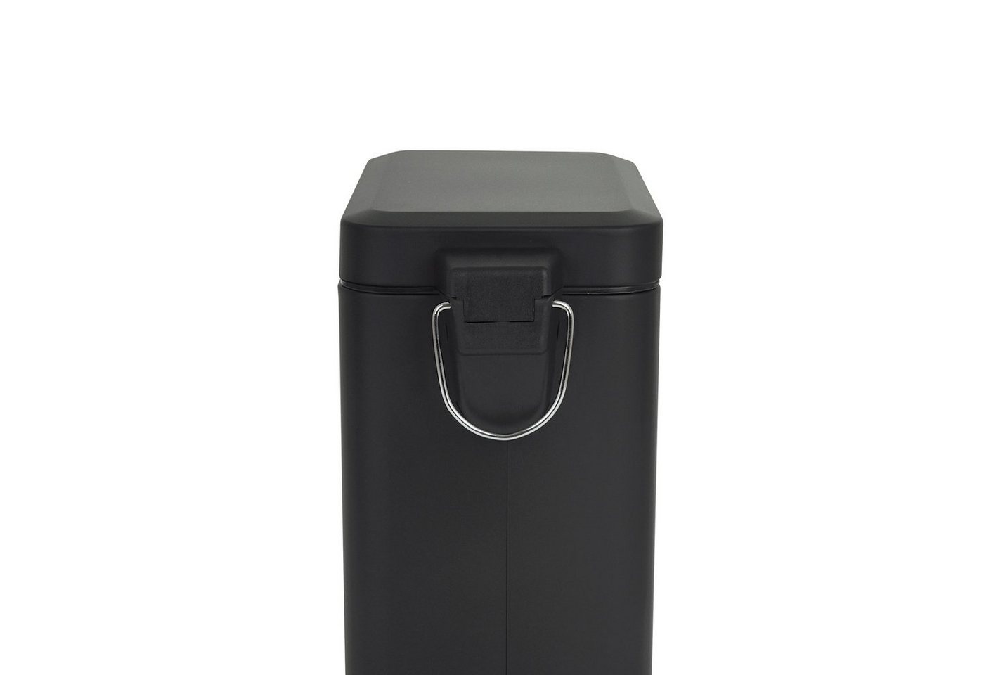 SVITA Mülleimer STM10, Treteimer, Softclose-Funktion, 18L, Pulverbeschichteter Stahl, Schwarz – Bild 5 von 5
