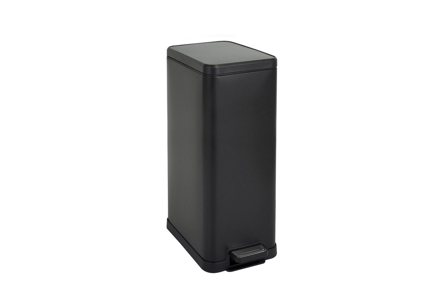 SVITA Mülleimer STM18, Treteimer, 18L, Inneneimer, Pulverbeschichteter Stahl, Schwarz – Bild 4 von 5