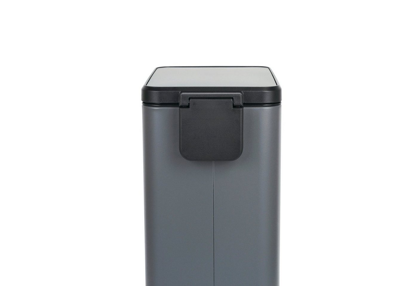 SVITA Mülleimer STM18, Treteimer, 18L, Inneneimer, Pulverbeschichteter Stahl, Grau – Bild 5 von 5