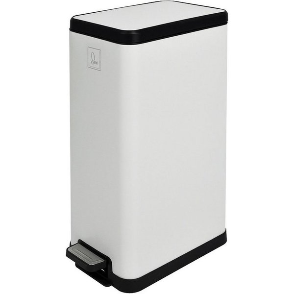 SVITA Mülleimer STM18, Treteimer, 18L, Inneneimer, Pulverbeschichteter Stahl, Weiß